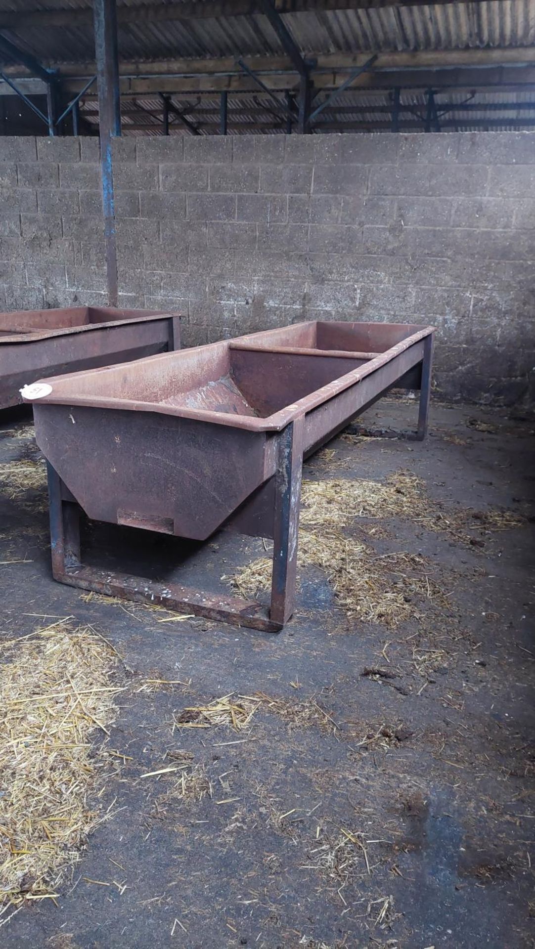 Cattle feed trough 10ft x 3ft x 2.5ft H