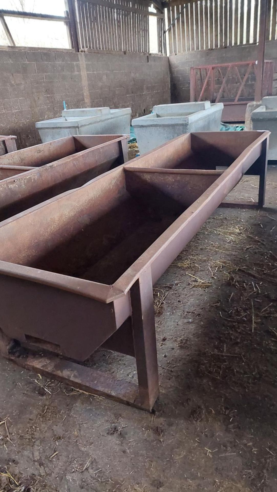 Cattle feed trough 10ft x 3ft x 2.5ft H