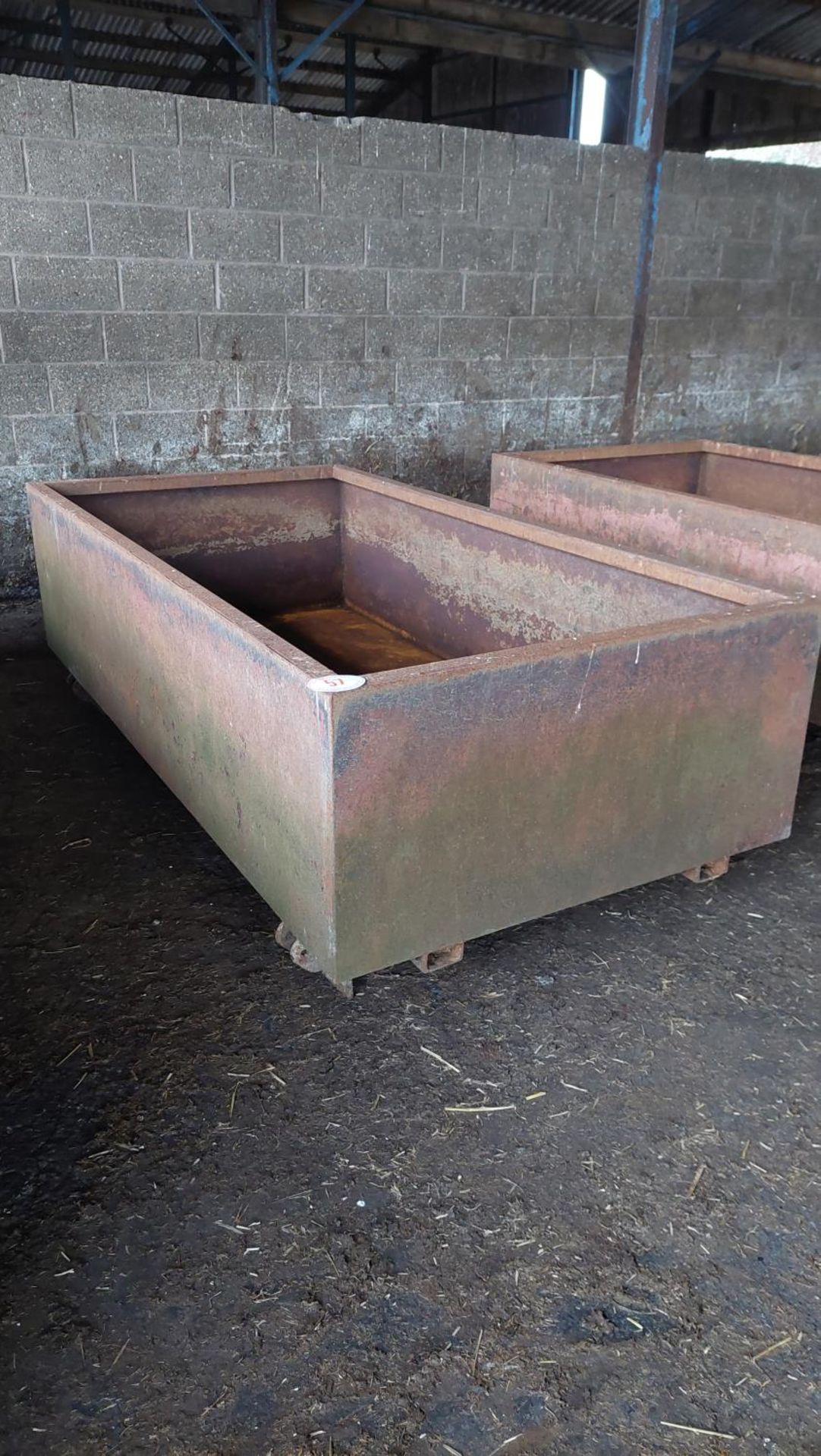 Square bale trough 2.5m x 1.25m x 0.78m - Bild 3 aus 5