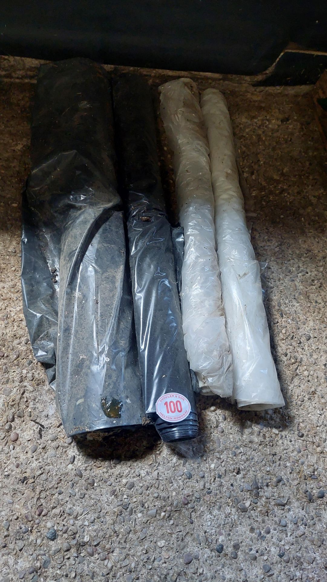 2 x Part rolls of single silage sheet and 2 part rolls of cling film - Image 2 of 2