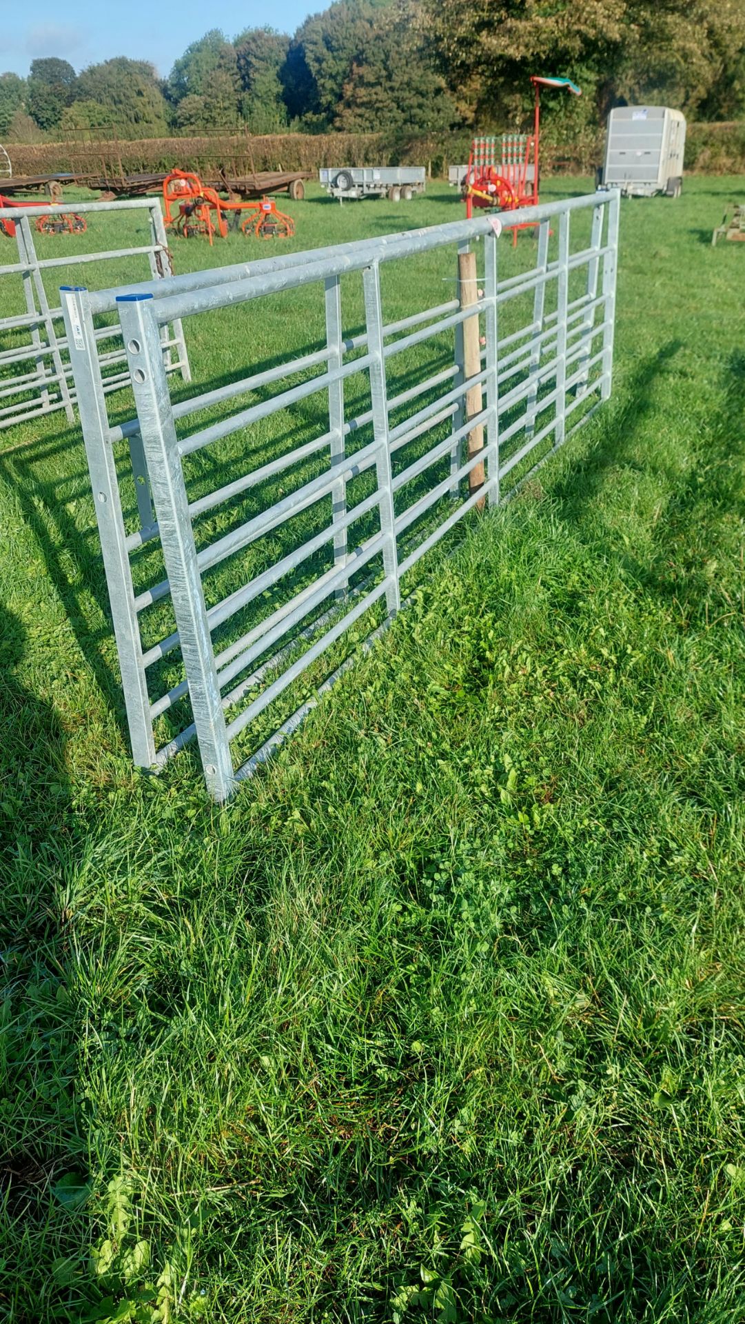 2 x IAE 14ft galvanised gate