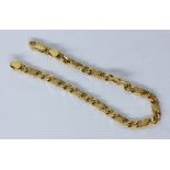 ARMBAND 585/000 Gelbgold. L.18cm, ca.