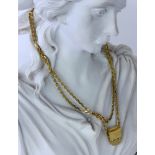 COLLIER 333/000 Gelbgold mit 3