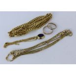 LOT VON 6 TEILEN GOLDSCHMUCK 333/000