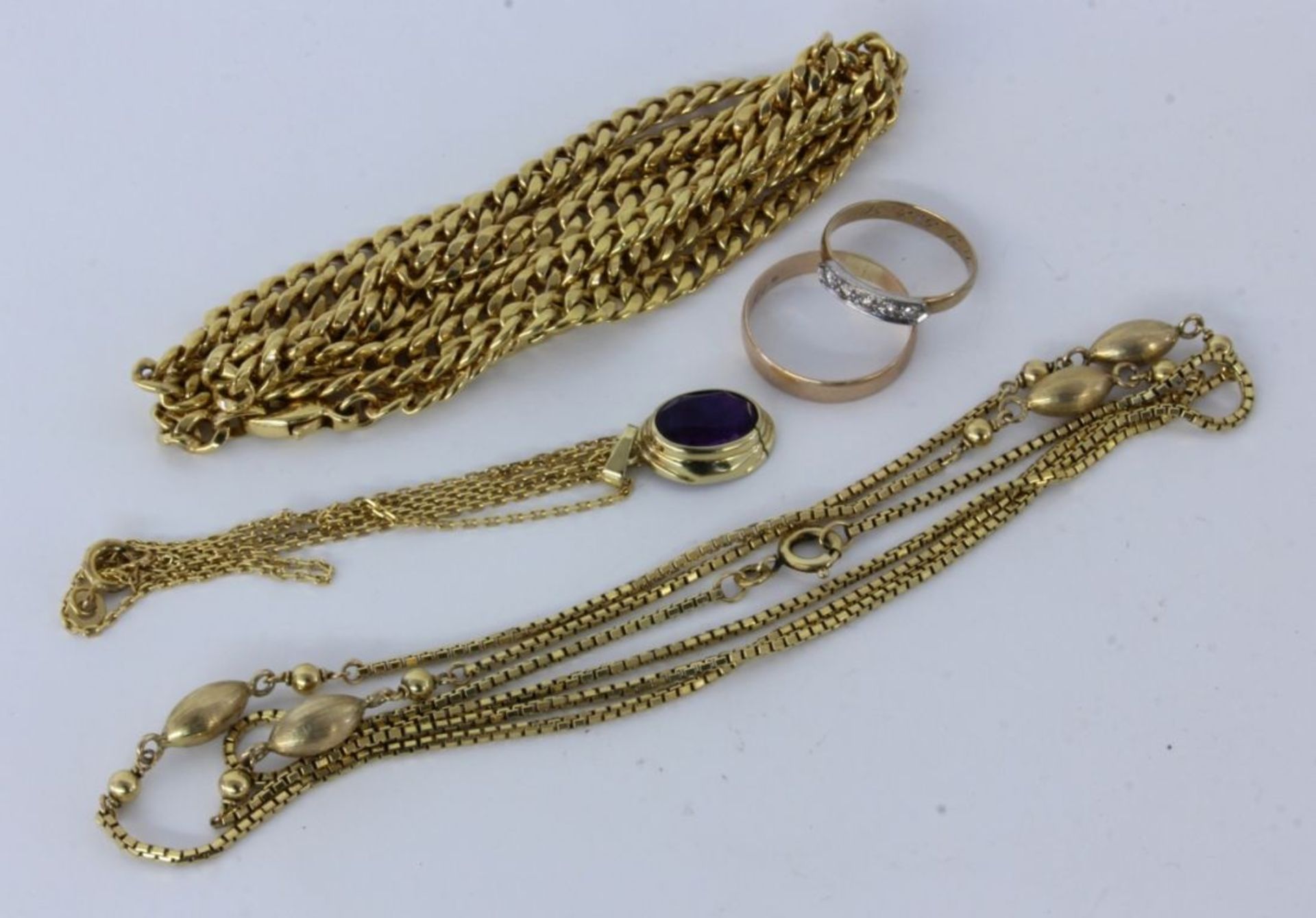 LOT VON 6 TEILEN GOLDSCHMUCK 333/000