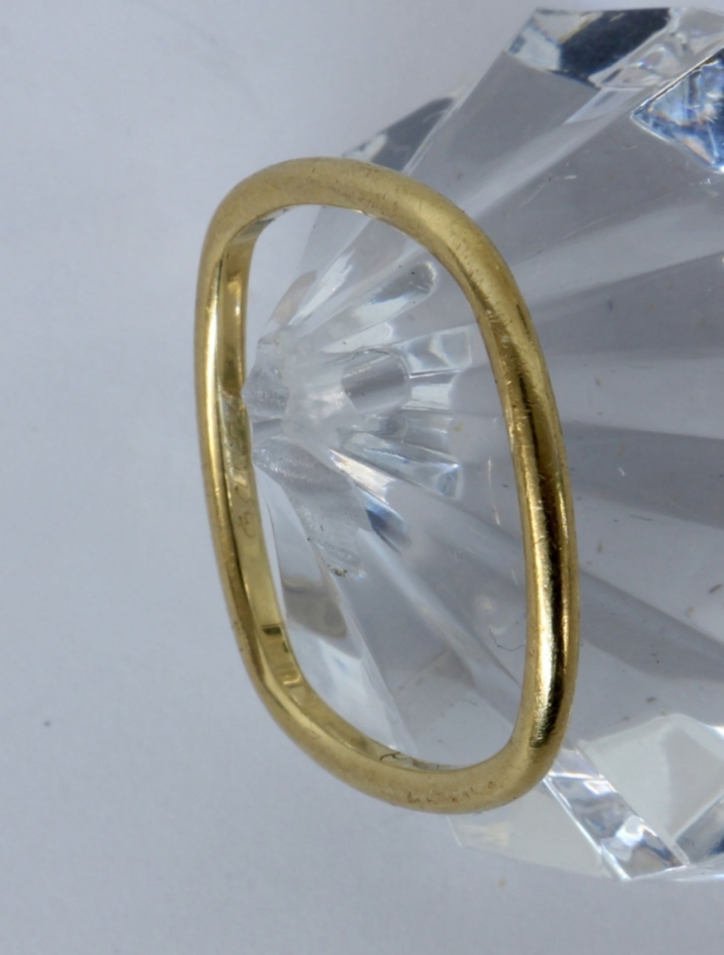 RING 750/000 Gelbgold. Ca.