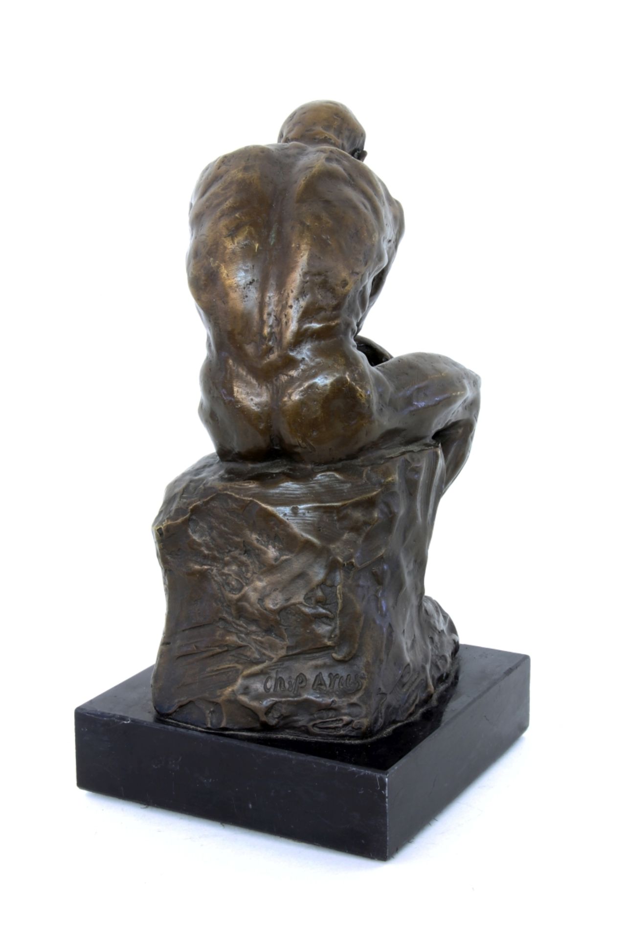 AUGUSTE RODIN (nach) "Der Denker". - Image 2 of 2