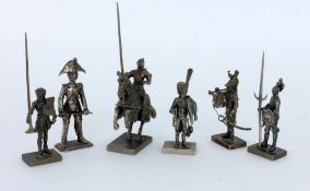 LOT VON 6 HISTORISCHEN SOLDATENFIGUREN