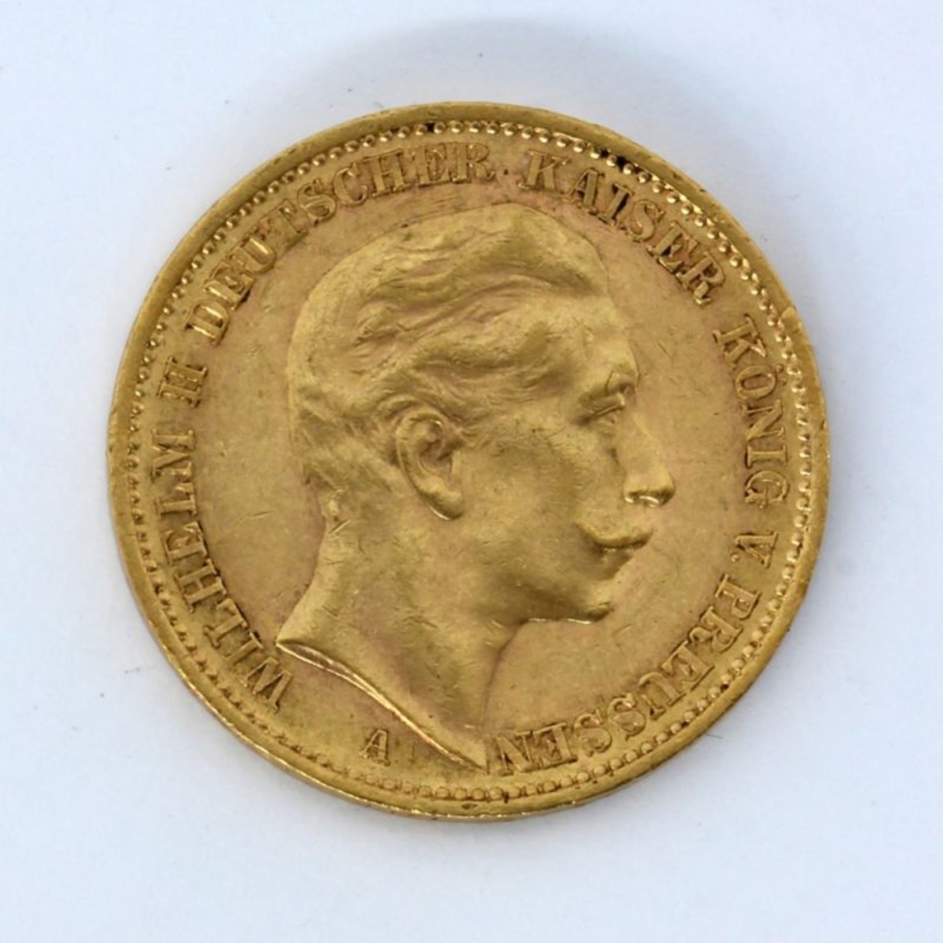 20 MARK GOLDMÜNZE Kaiser Wilhelm II.,