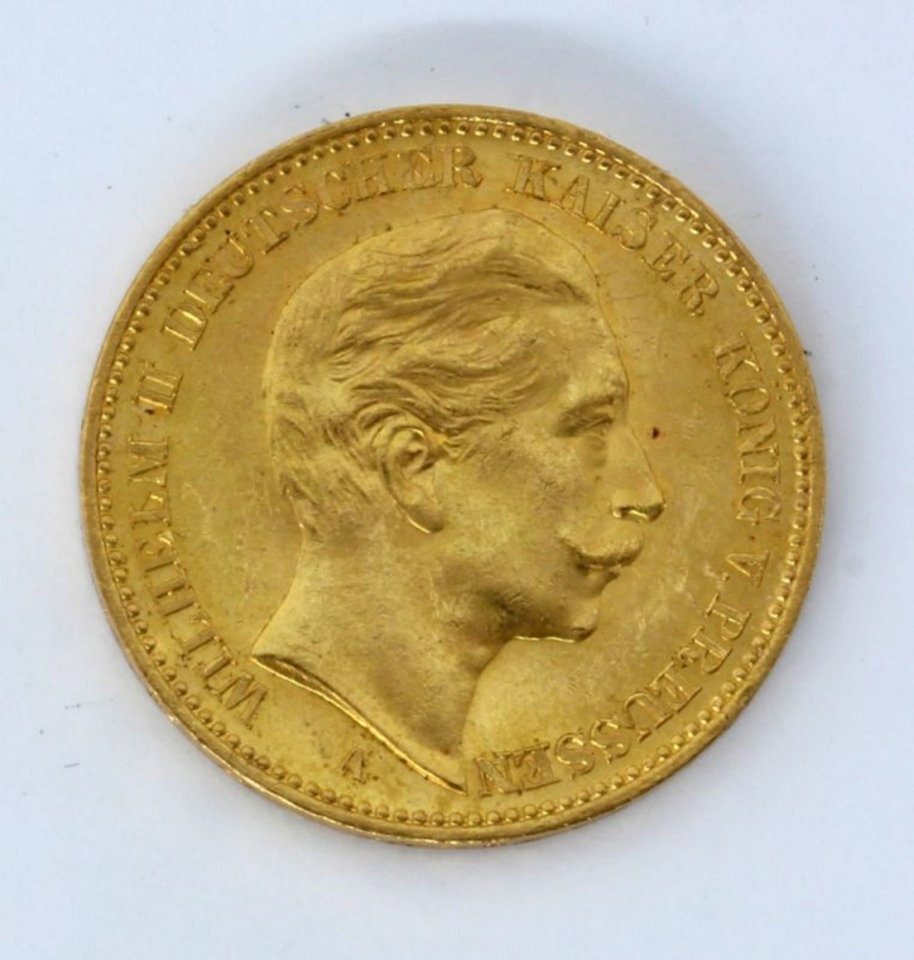 20 MARK GOLDMÜNZE Kaiser Wilhelm II.,