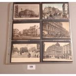 A mixed collection of 82 postcards Central London street scenes topographical including Regent St,
