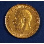 A gold sovereign George V 1911, London Mint - Condition: VF