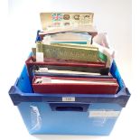 GB & Br C'wealth: Boxed collection incl 6 albums (1 empty) of mainly mint/used defin & commem of