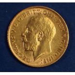Gold half sovereign George V, 1911, London mint. condition: Fine