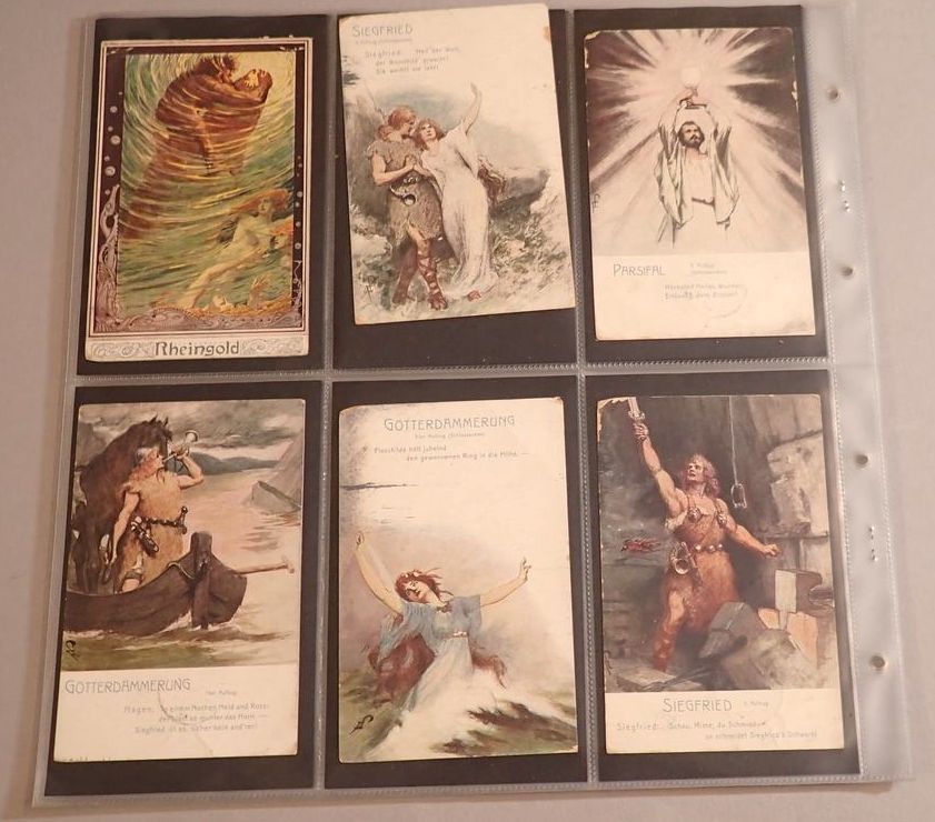 A set of 48 operatic themed postcards by Rafael Tuck including Wagner related series - Image 5 of 5