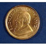 A gold 1/10 Krugerrand 1981 - Condition: EF