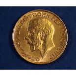 A gold sovereign George V 1913, London Mint - Condition: VF