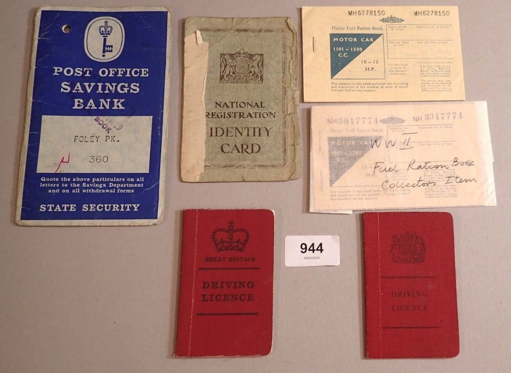 A quantity of mixed ephemera including postcards (approx 200) stamps, ration and savings booklets, - Image 2 of 3