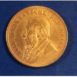 Gold: south Africa Pond (Een) 1897, single shaft wagon tongue. Condition: VF