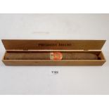 A boxed President large cigar