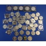 A quantity of commemoratives including: Churchill crowns 1965 (8 off) Coronation 1953 & 1960