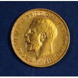 A gold half sovereign George V 1913, London Mint - Condition: Fine