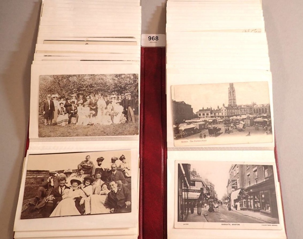 An album of approx 70 various postcards including social history and gatherings RP's topographical - Image 6 of 6