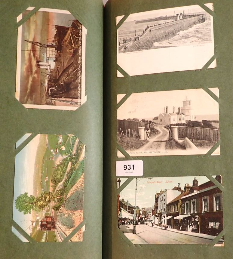 An album of postcards including wide variety of cards, some RP's, humour, from early 1900's - - Image 4 of 5