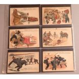 A collection of 25 PVB political and social history postcards 'Parliamentary Notes' and 'Market