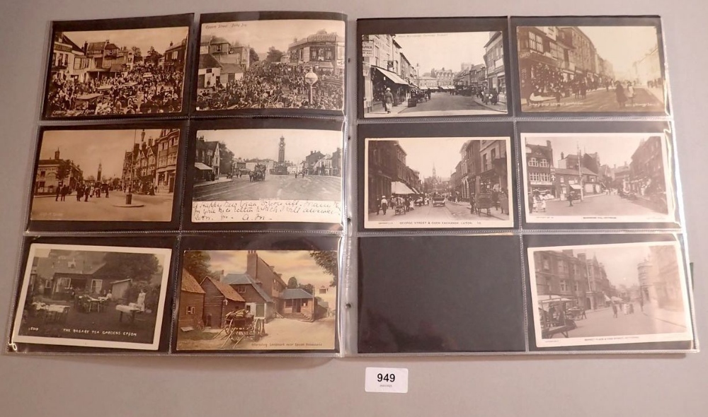 A mixed collection of 114 GB topographical street scene postcards including London theme such as - Image 3 of 10