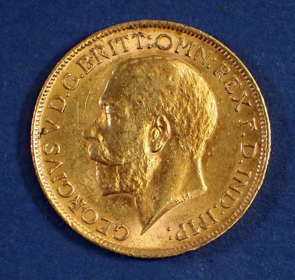 A gold sovereign George V 1906, London Mint - Condition: VF