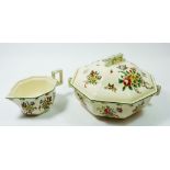 A Royal Doulton Old Leeds Sprays dinner service comprising: two tureens - one with lid, four