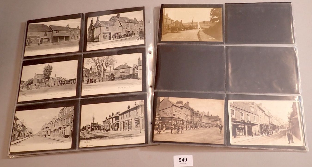 A mixed collection of 114 GB topographical street scene postcards including London theme such as - Image 9 of 10