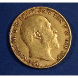 A gold sovereign Edward VII 1904, London Mint - Condition: Fine