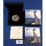 Royal Mint issue: 2017 1000th anniversary of Coronation of King Canute, proof in silver in