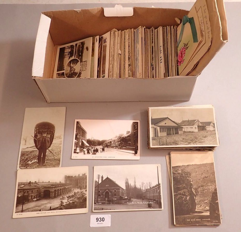 A quantity of old postcards approx 200 including topographical, various artists signed, RP's,