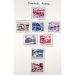 Austria: Red "Leuchtturm" purposed album for 1957-85 defin, commem & postage due; mostly mint incl