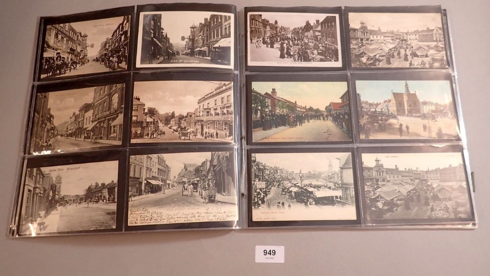 A mixed collection of 114 GB topographical street scene postcards including London theme such as - Image 5 of 10