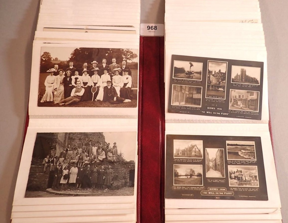 An album of approx 70 various postcards including social history and gatherings RP's topographical - Image 5 of 6