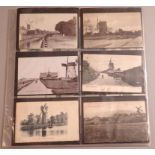 A collection of 46 windmill postcards including 1 Levi card and four RP cards