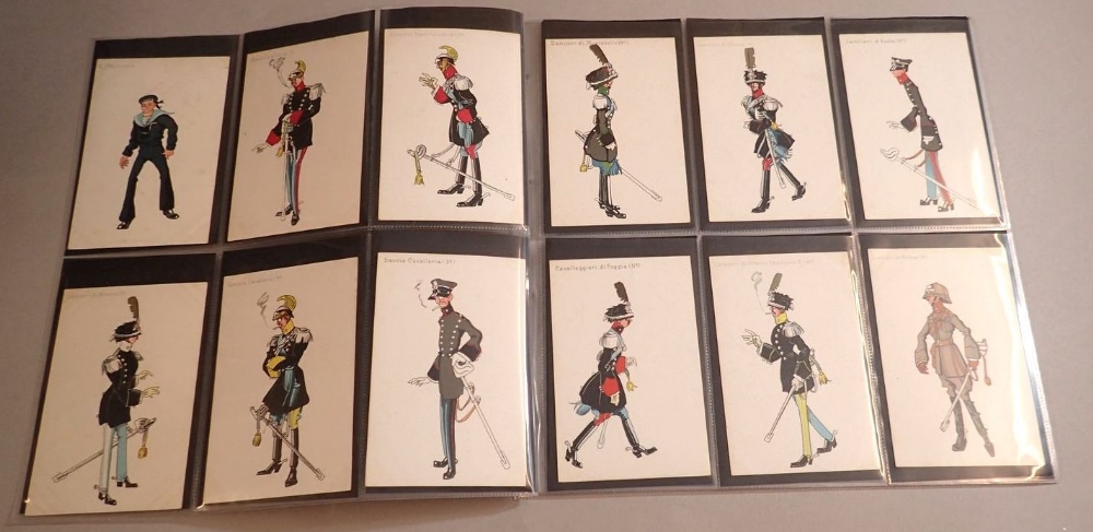 A collection of 42 military dressed character postcards - Image 2 of 2