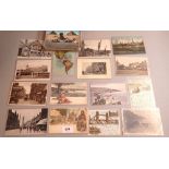 A group of mixed topographical postcards