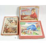 Three Vintage Victory jigsaw puzzles all complete including into the Pirates Nest, Full Speed
