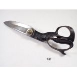 A pair of Victorian tailors shears, 40cm