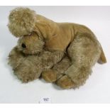 An early Steiff poodle