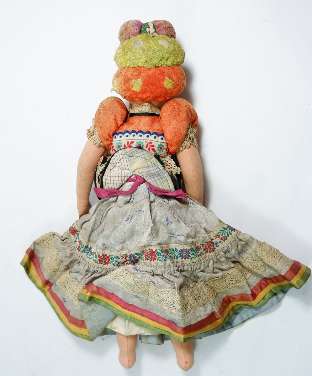 A vintage continental costume doll, 41cm tall - Image 3 of 3
