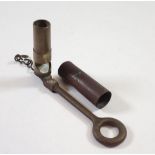 A WWI brass pocket rifle periscope