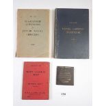 A collection of Naval booklets including the Reduction of Navy League Map by W8 AK Johnston Ltd,