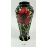 A Moorcroft Anemone vase, 21cm tall, boxed, 2003