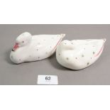 Two Rye Pottery ducks 13.5cm